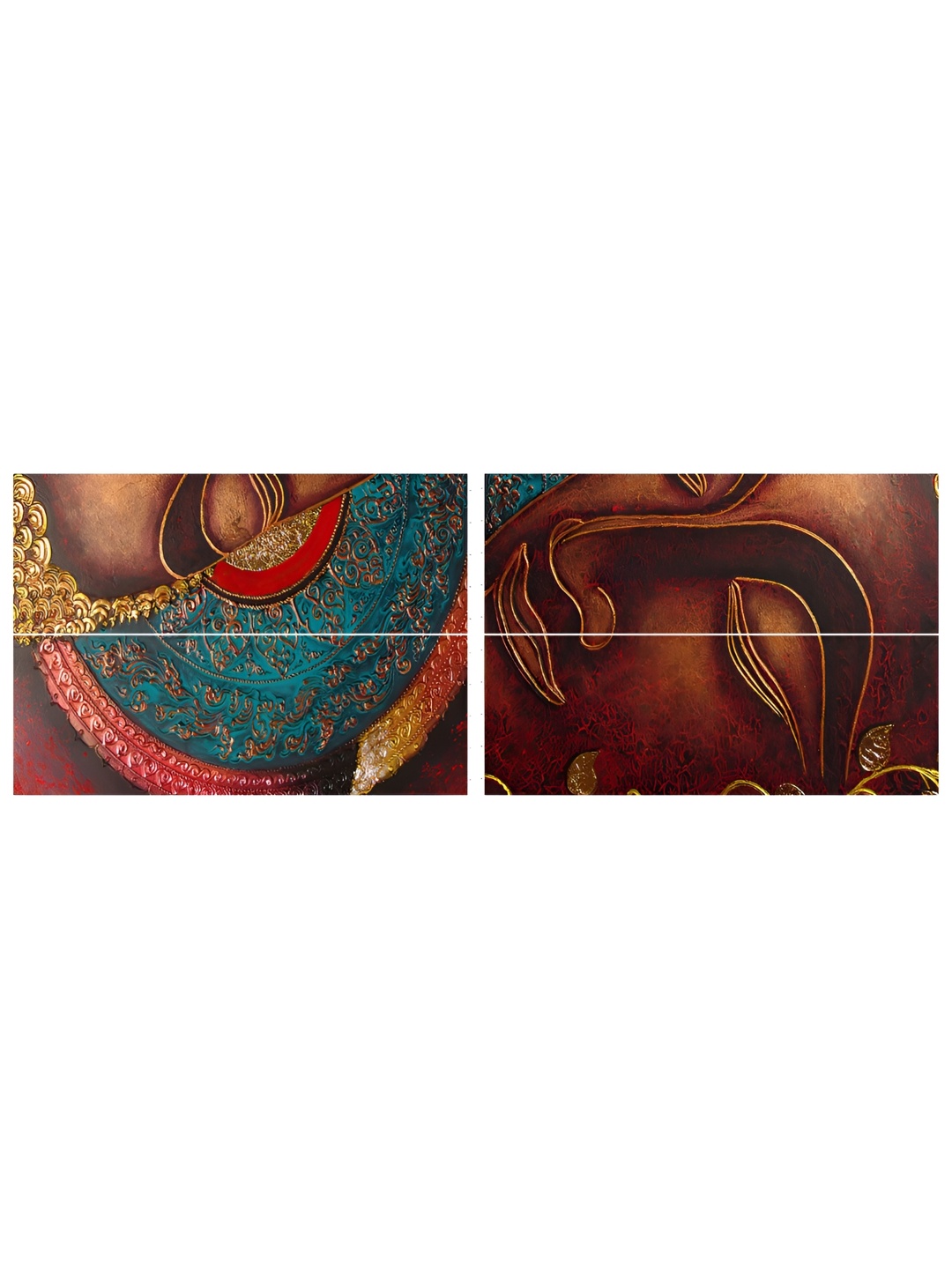 

Inephos Multicoloured Canvas Wall Paintings, Green