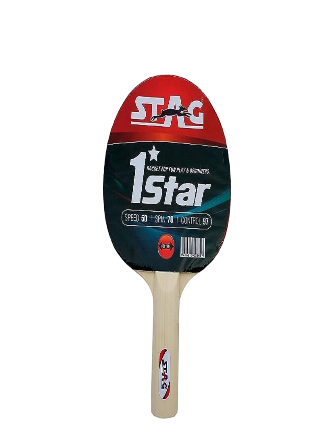 

STAG GLOBAL Wood Table Tennis Bats, Red