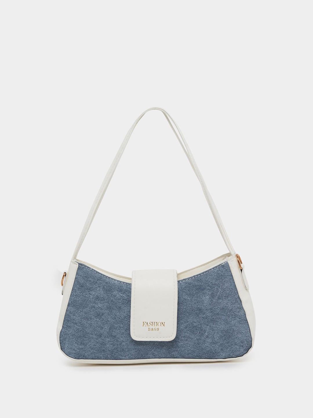 

Styli Women Textured Structured Sling Bag, Blue