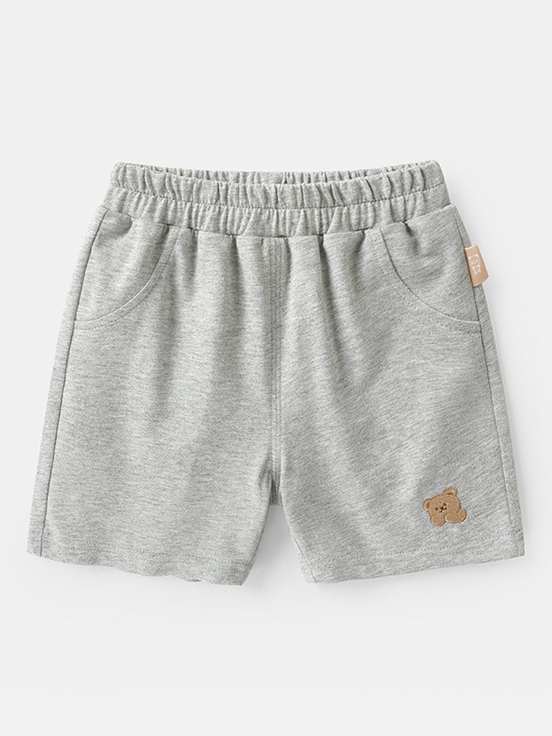 

LULU & SKY Unisex Kids High-Rise Shorts, Grey