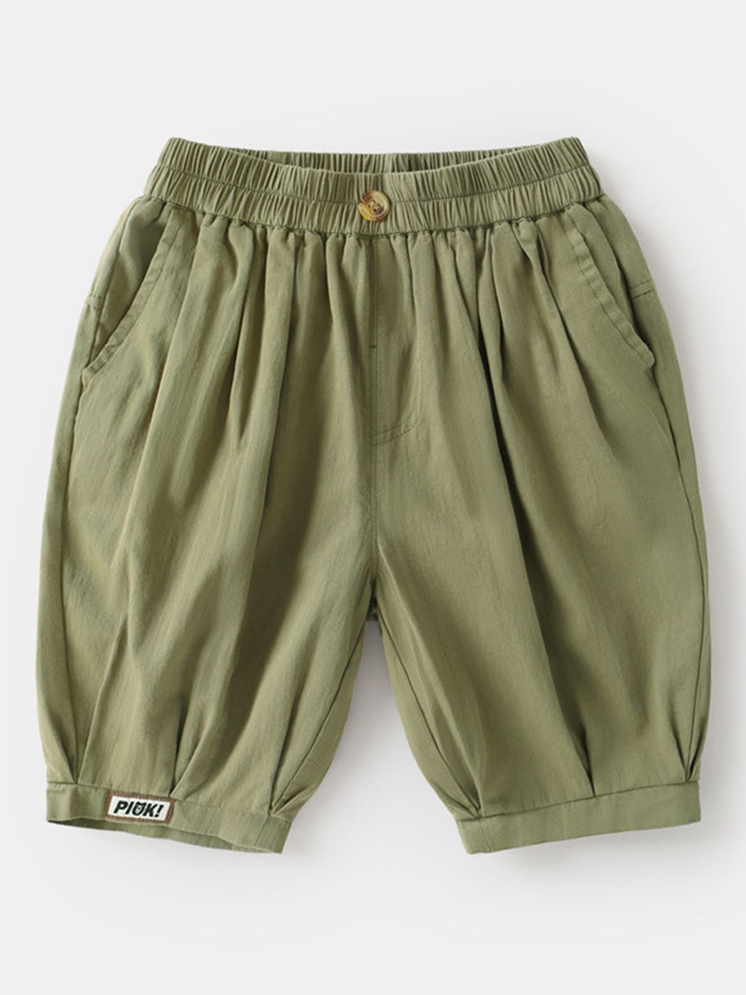 

LULU & SKY Unisex Kids High-Rise Shorts, Green