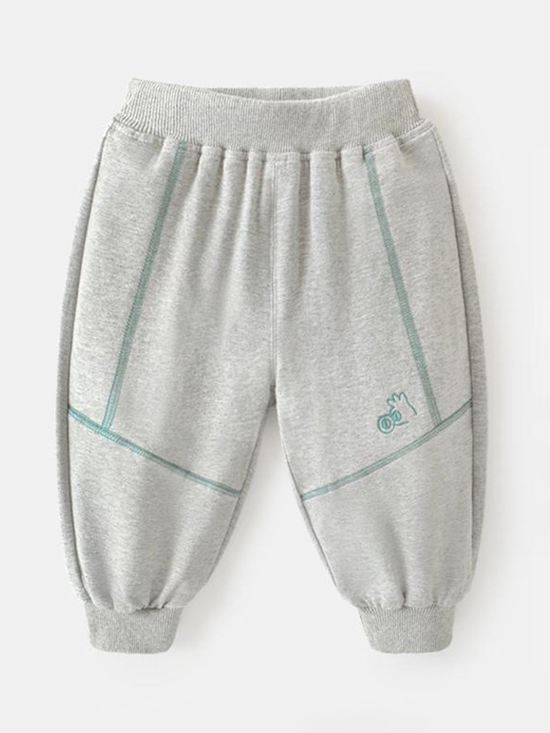 

LULU & SKY Kids Tapered-Fit Mid-Rise Joggers, Grey