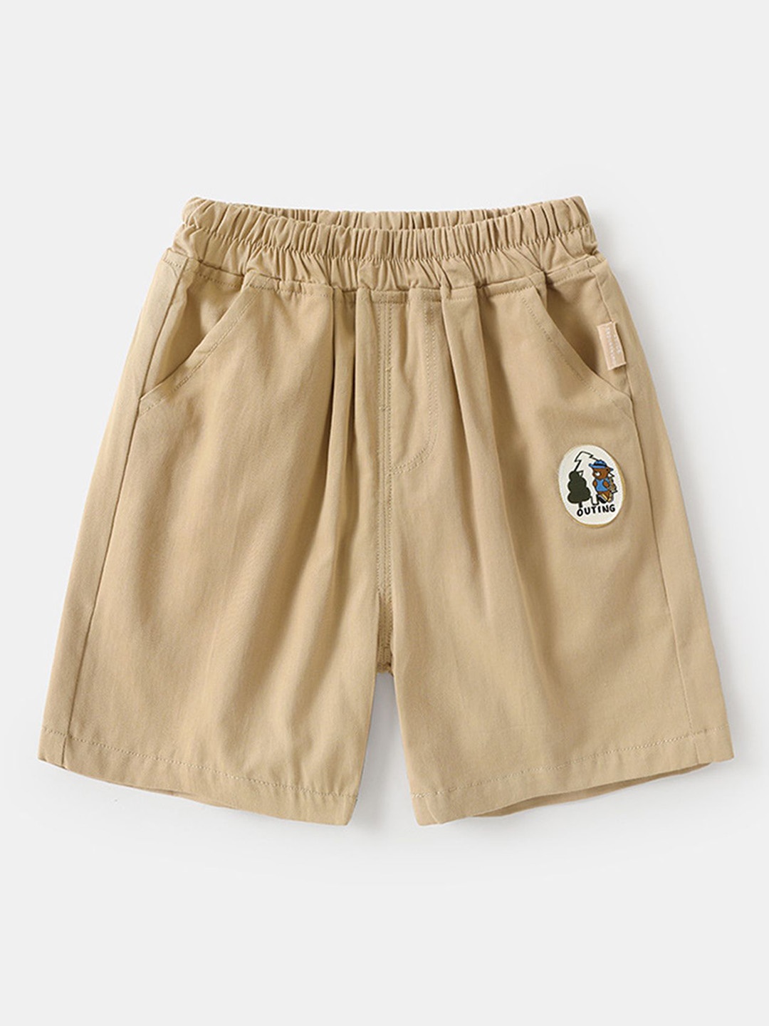 

LULU & SKY Girls High-Rise Shorts, Khaki