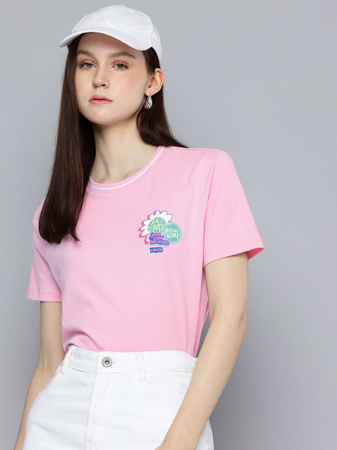 

Levis Pure Cotton T-shirt, Pink
