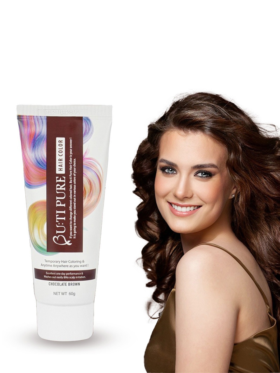 Butipure Hair Coloring Just Got Safer- 60 g- Brown