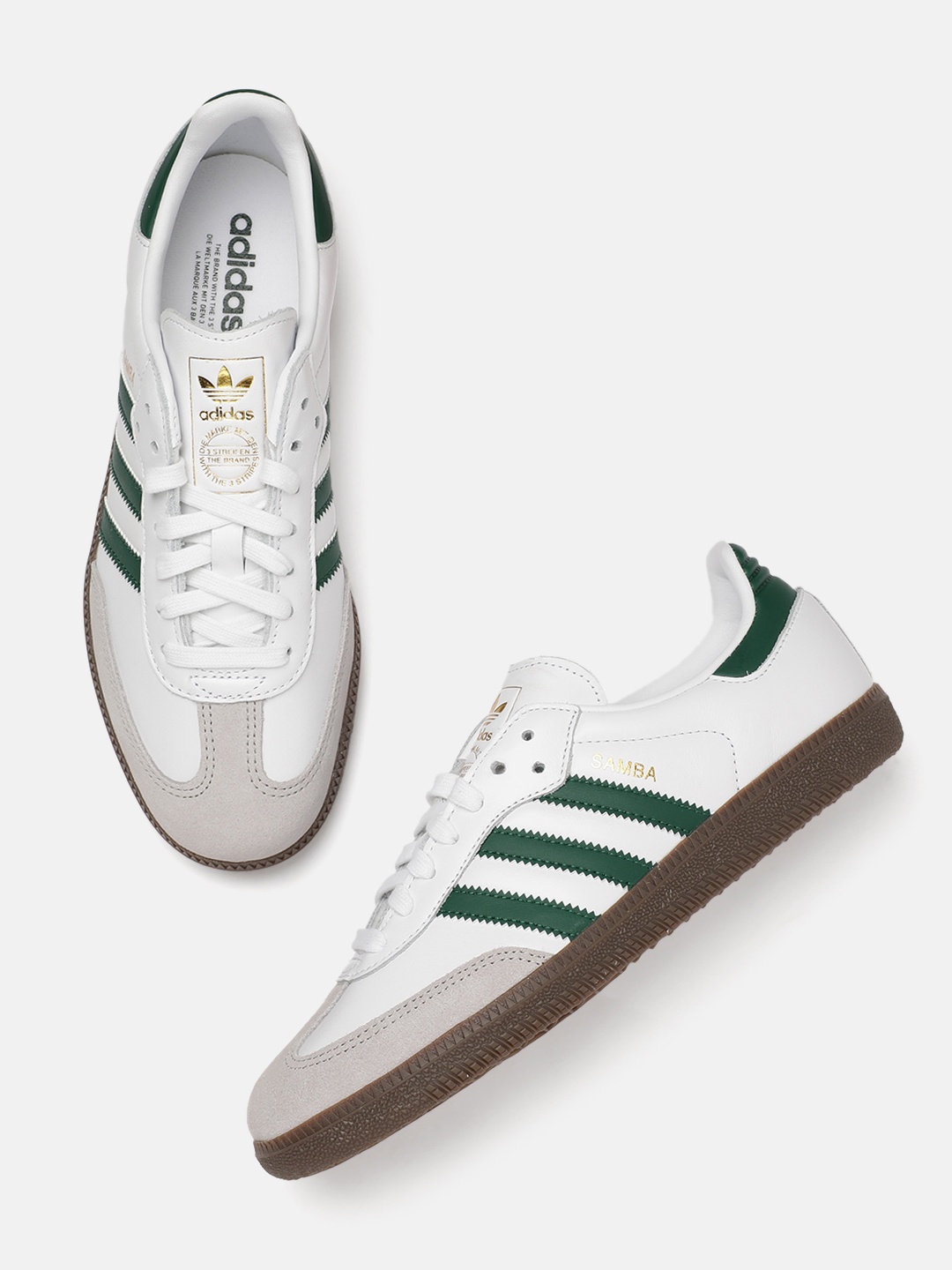 

ADIDAS Originals Men Samba Og Leather Sneakers, White