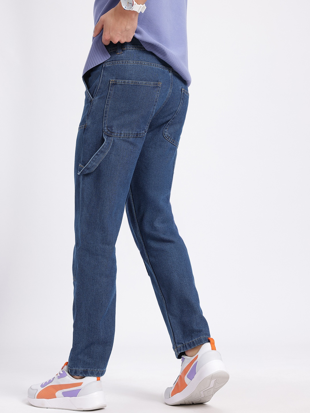 

glitchez Men Urban Swish Relaxed Fit Jeans, Blue
