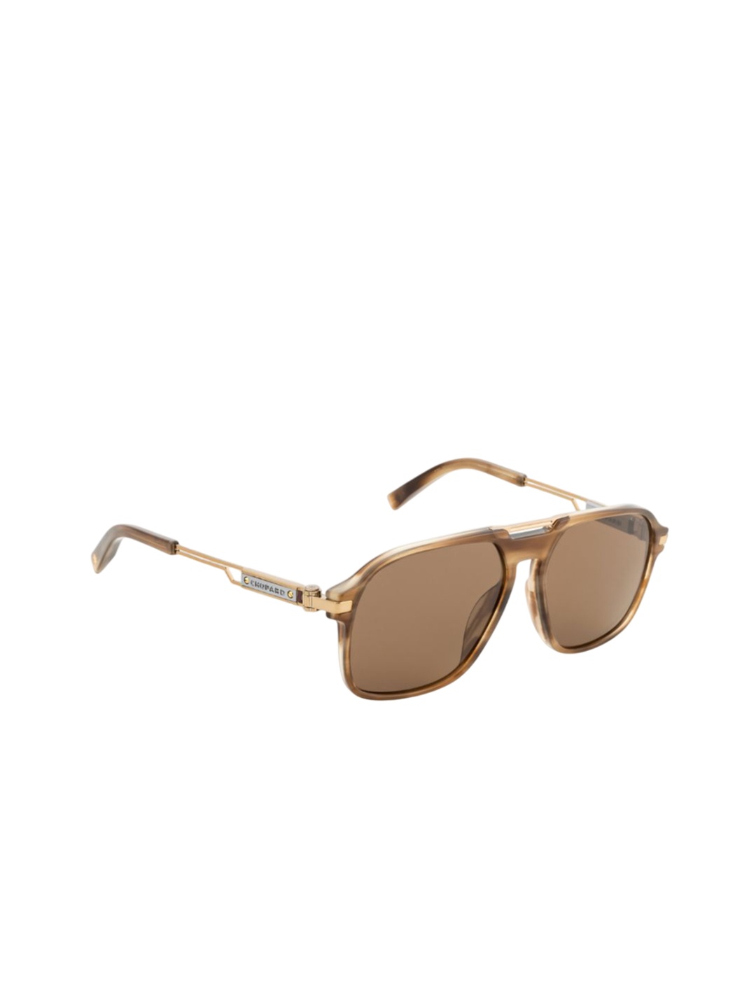 

Chopard Men Square Sunglasses with UV Protected Lens, Brown