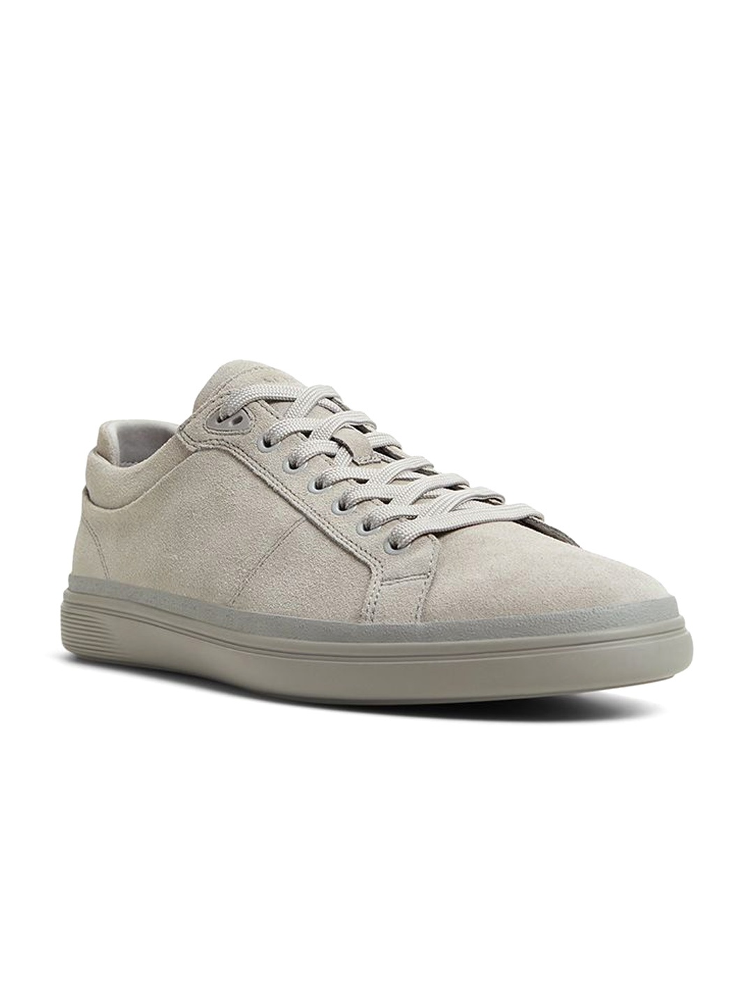 

ALDO Men Printed Leather Sneakers, Grey