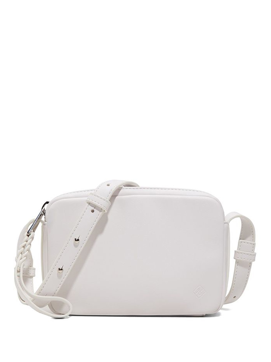 

Call It Spring Women Textured Crossbody Sling Bag, White