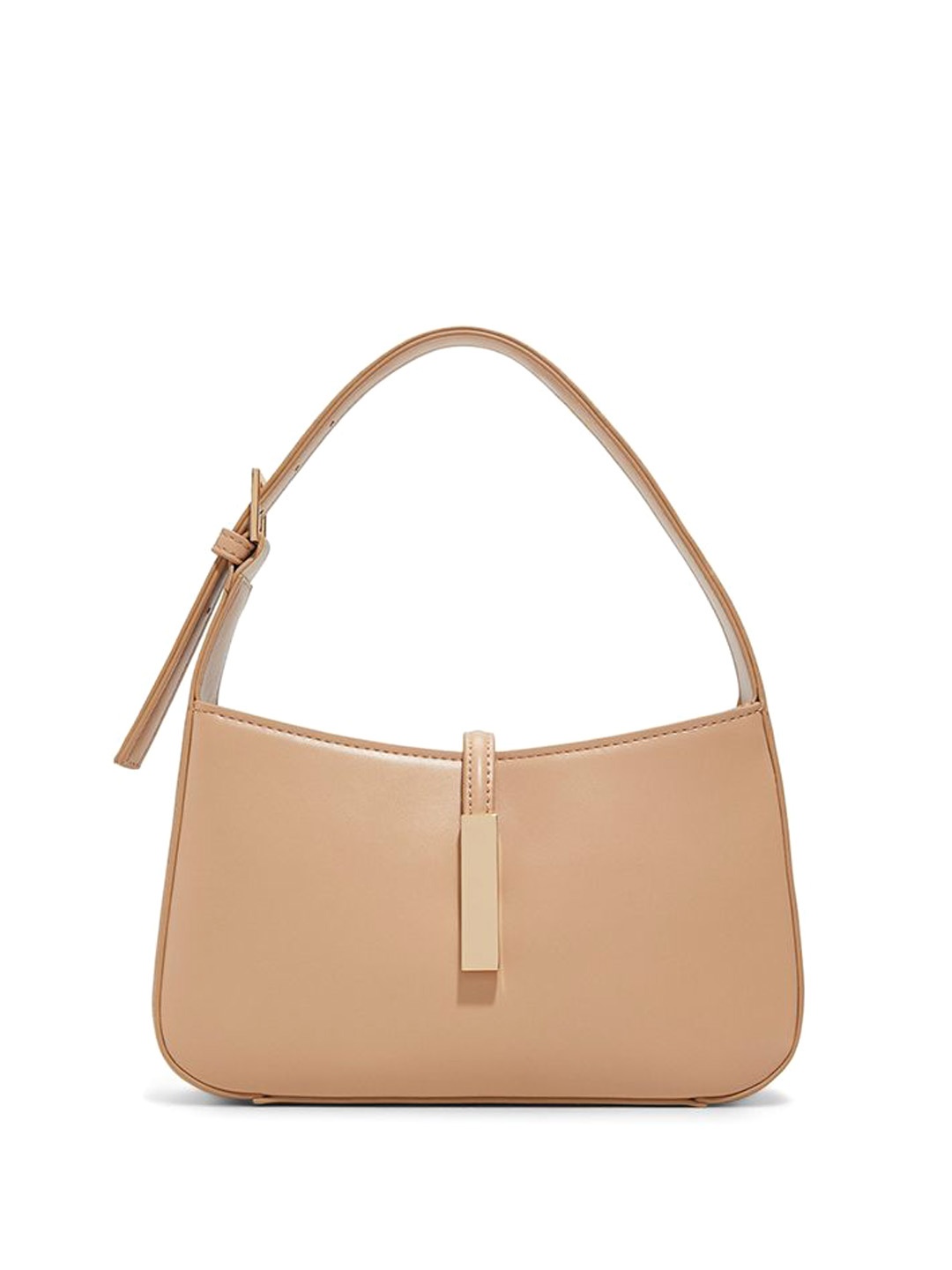 

Call It Spring Women Solid Structured Handheld Bag, Beige