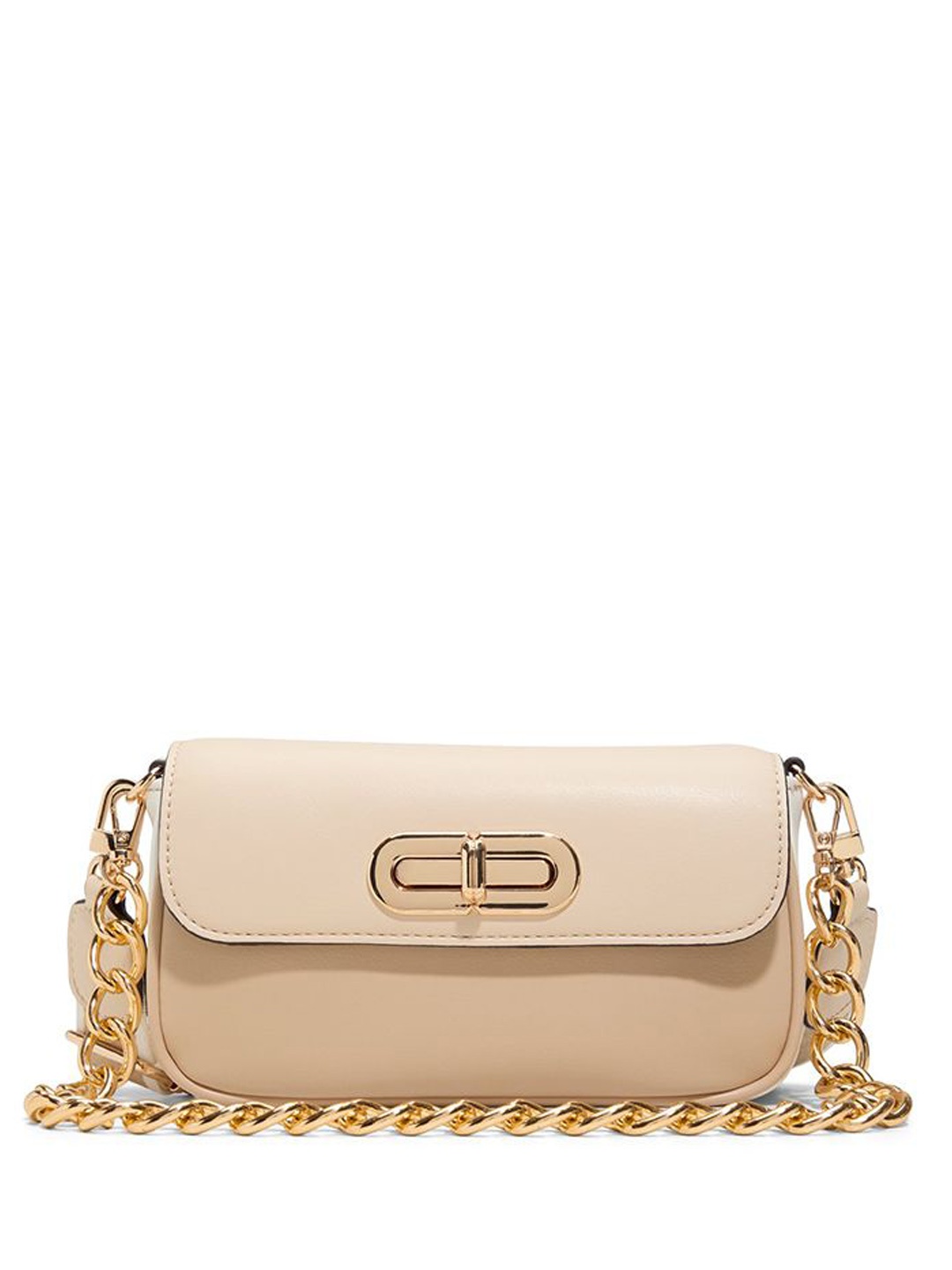 

Call It Spring Women Solid Crossbody Sling Bag, Beige