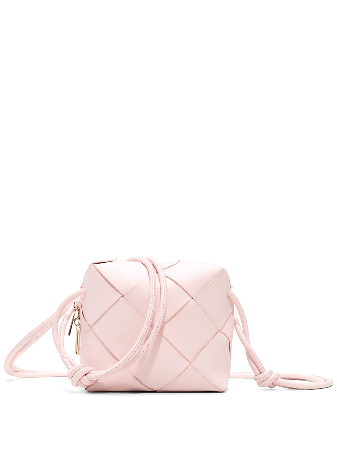 

Call It Spring Women Solid Structured Sling Bag, Pink