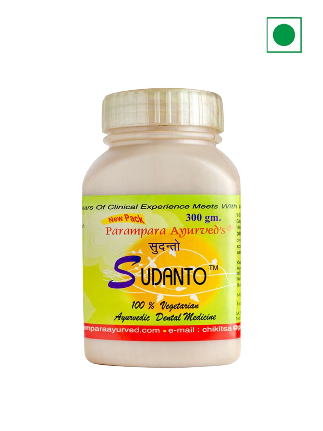 

Parampara Ayurved Sudanto Dust Oral Care Powder - 300 g, Brown