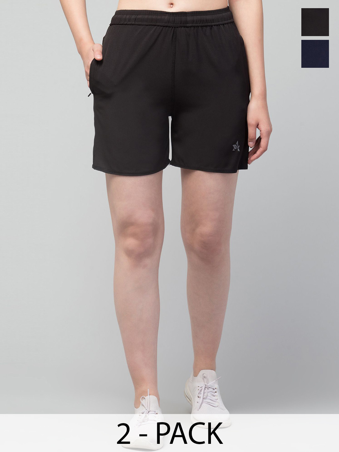 

HIRRUX Women Running Sports Shorts, Black