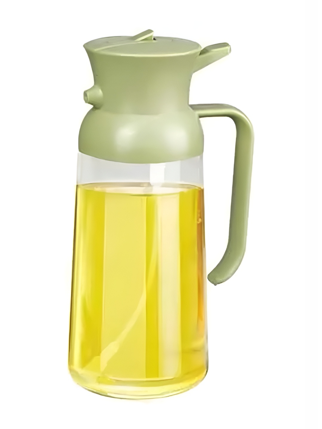 

We3 Green & Transparent Glass Dishwasher Safe Spray Oil Dispenser