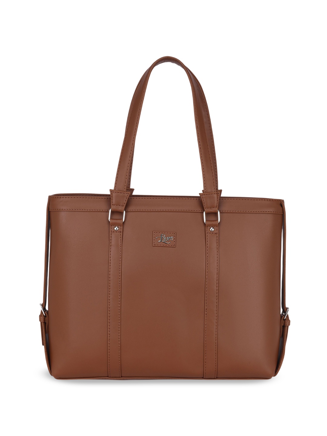 

LIVRO Women Solid Structured Shoulder Bag, Brown