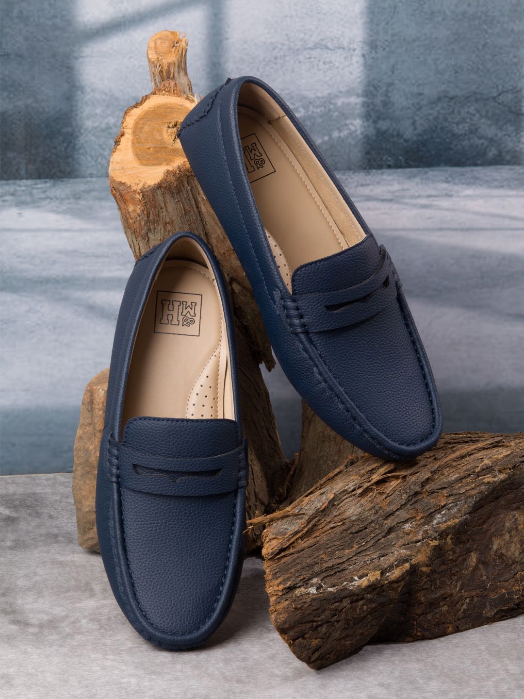 

Mast & Harbour Men Loafers, Navy blue