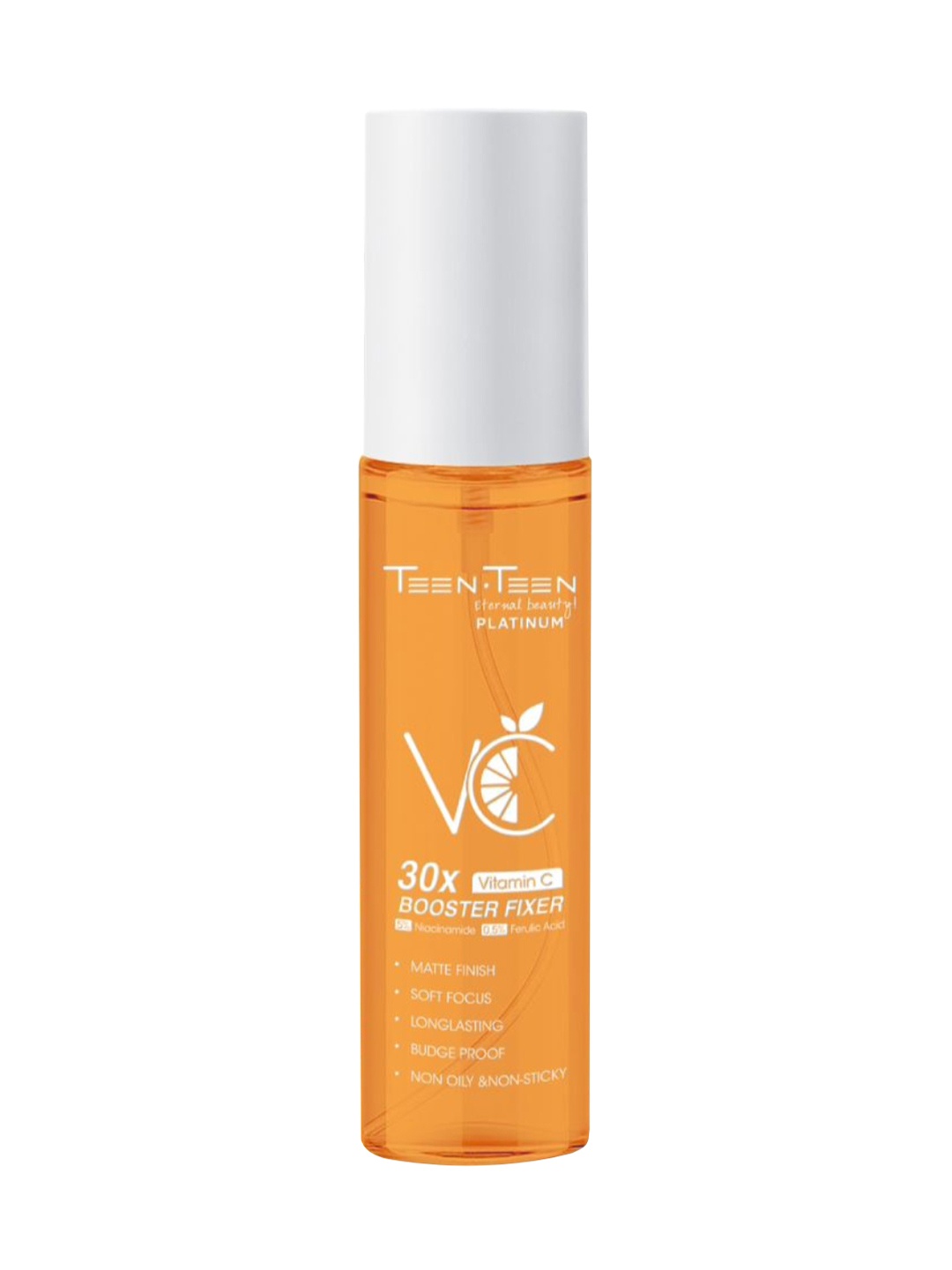 

TEEN TEEN COSMETICS 30X Vitamin C Matte Finish Long Lasting Booster Fixer - 60 ml, Transparent