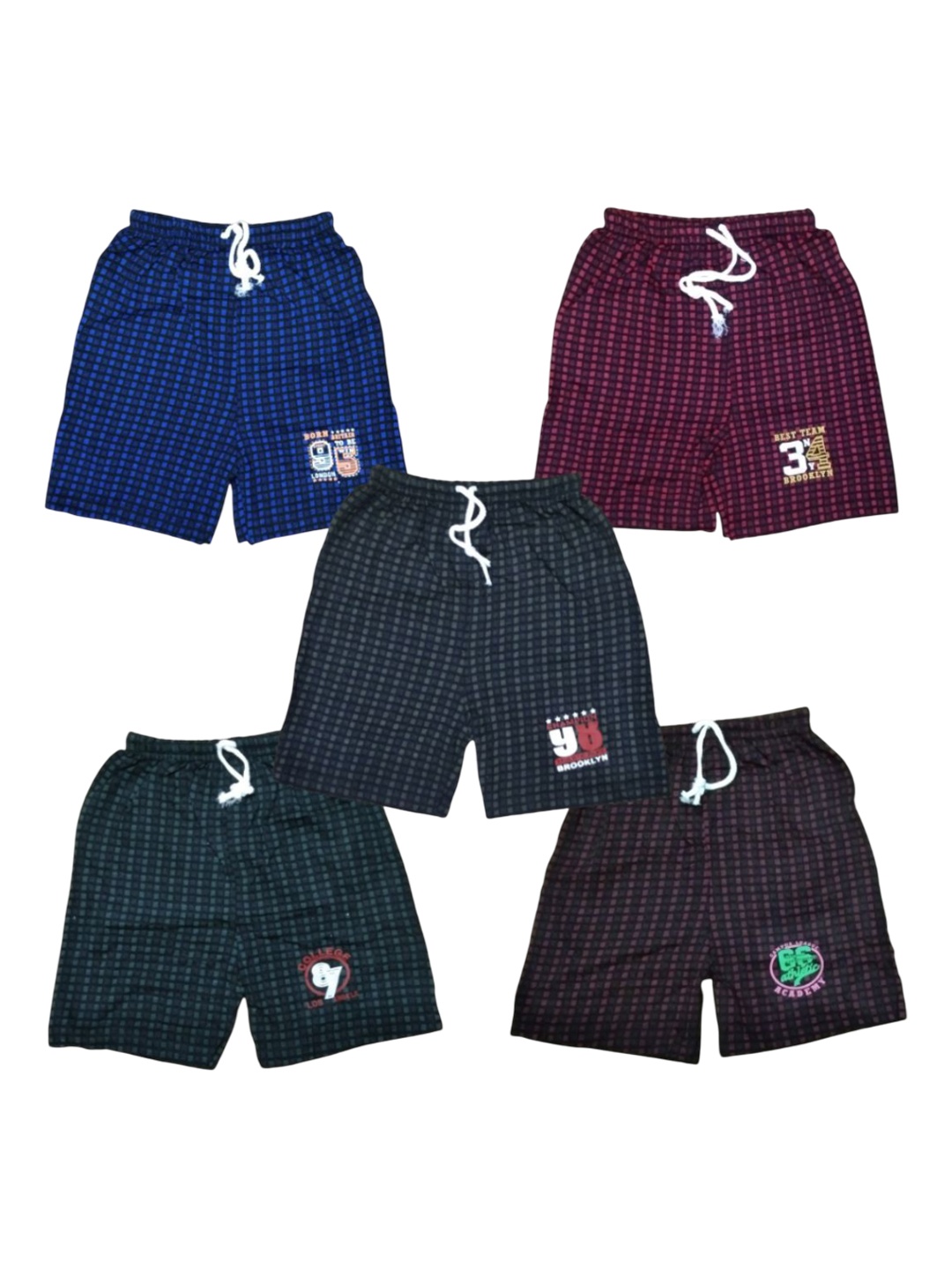 

Seyor Unisex Kids Checked Outdoor Shorts, Multi