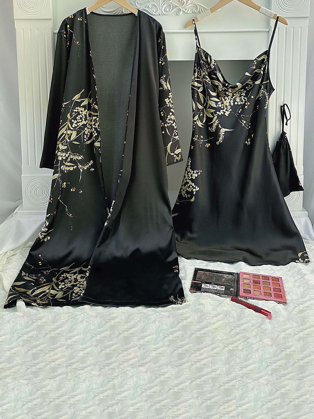 

ETC Printed Nightdress, Black