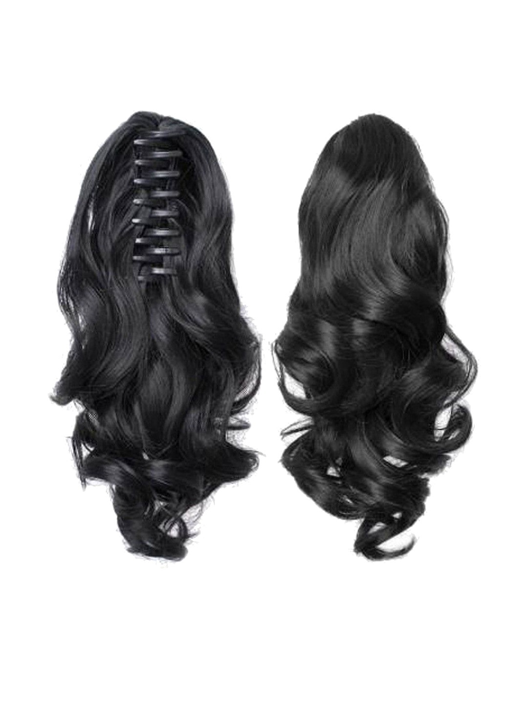 

CRIBE Clip-In Wavy Ponytail Hair Extension - Black - 20 Inch