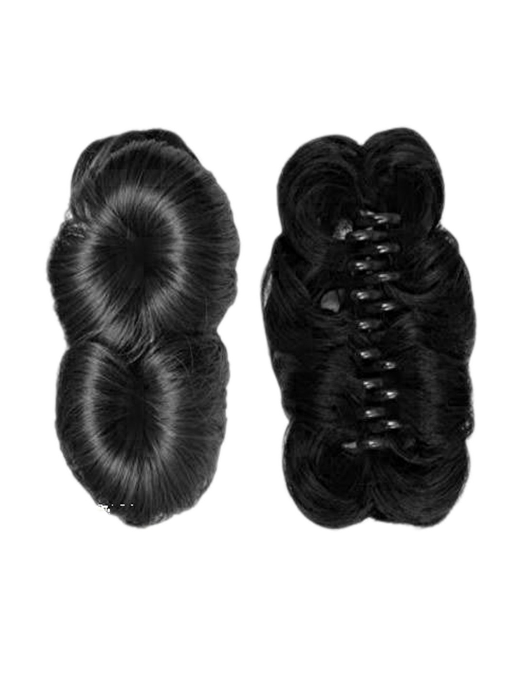 

CRIBE Clip-In Wavy Bun Hair Extension - Black - 6 Inch