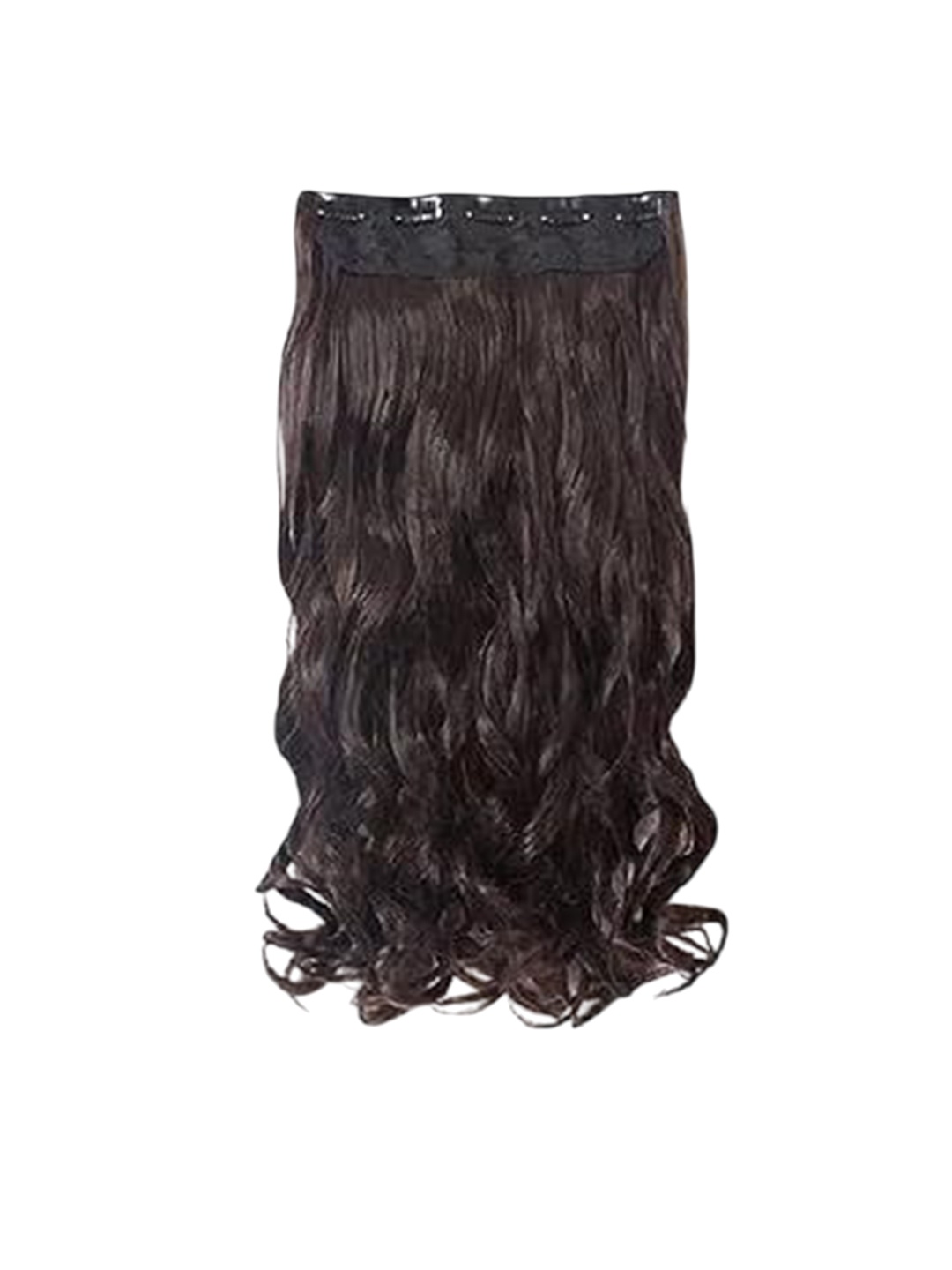 

CRIBE Clip-In Scalp Topper Wavy Hair Extension - Brown - 28 Inch