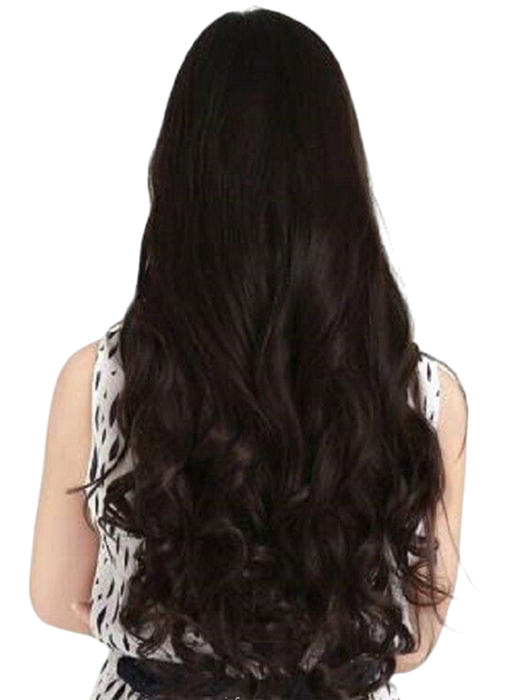 

CRIBE Clip-In Locks Curly Hair Extension - Brown - 22 Inch
