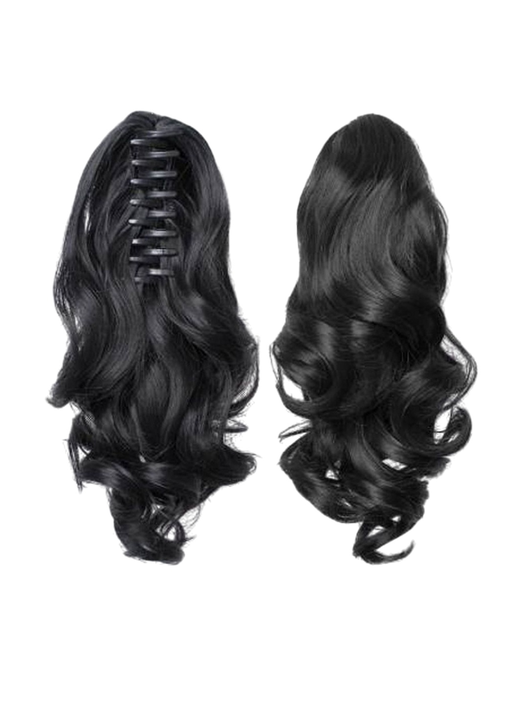 

CRIBE Clip-In Ponytail Wavy Hair Extension - Black - 24 Inch
