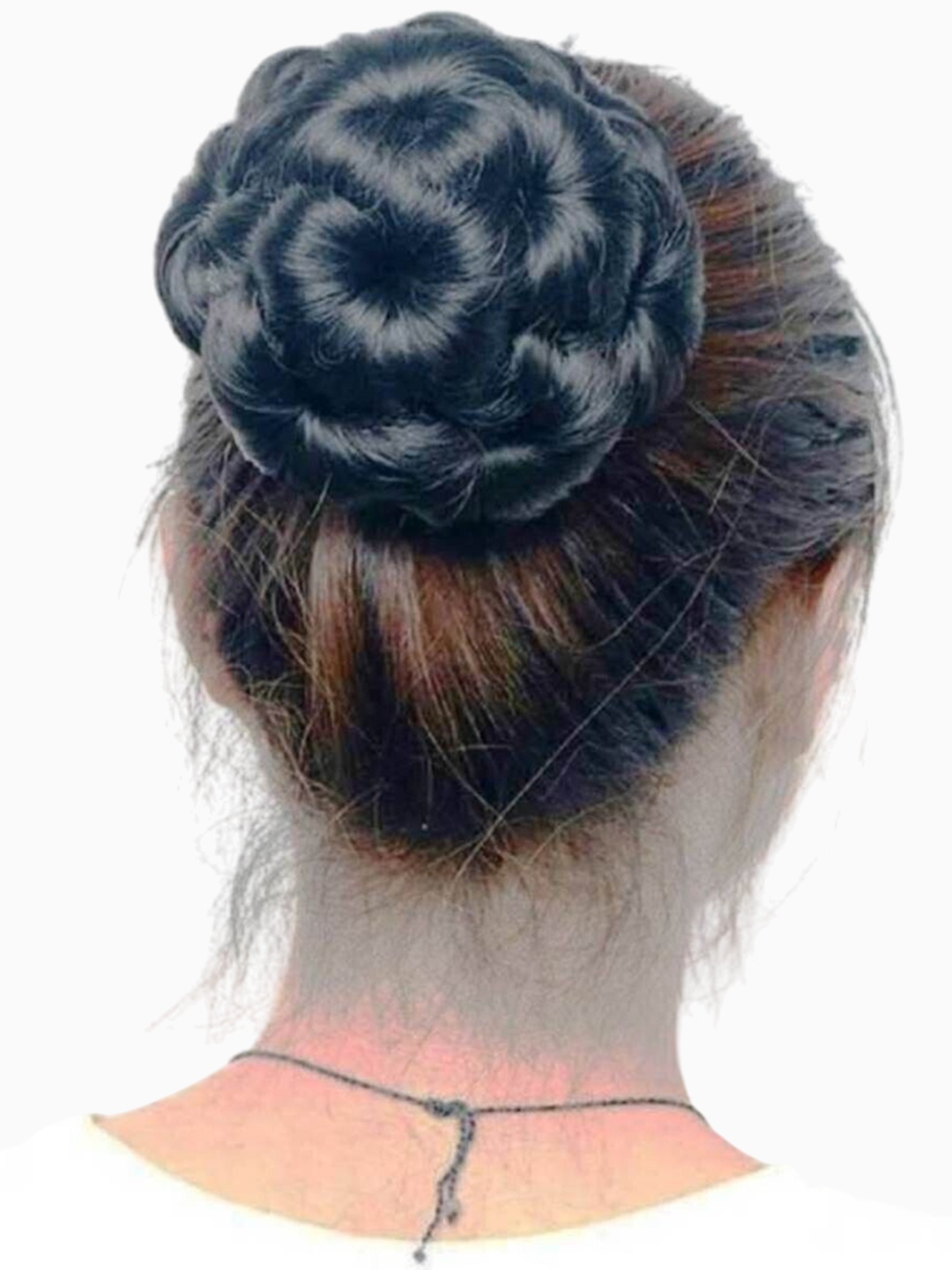 

CRIBE Clip-In Curly Bun Hair Extension - Black - 8 Inch