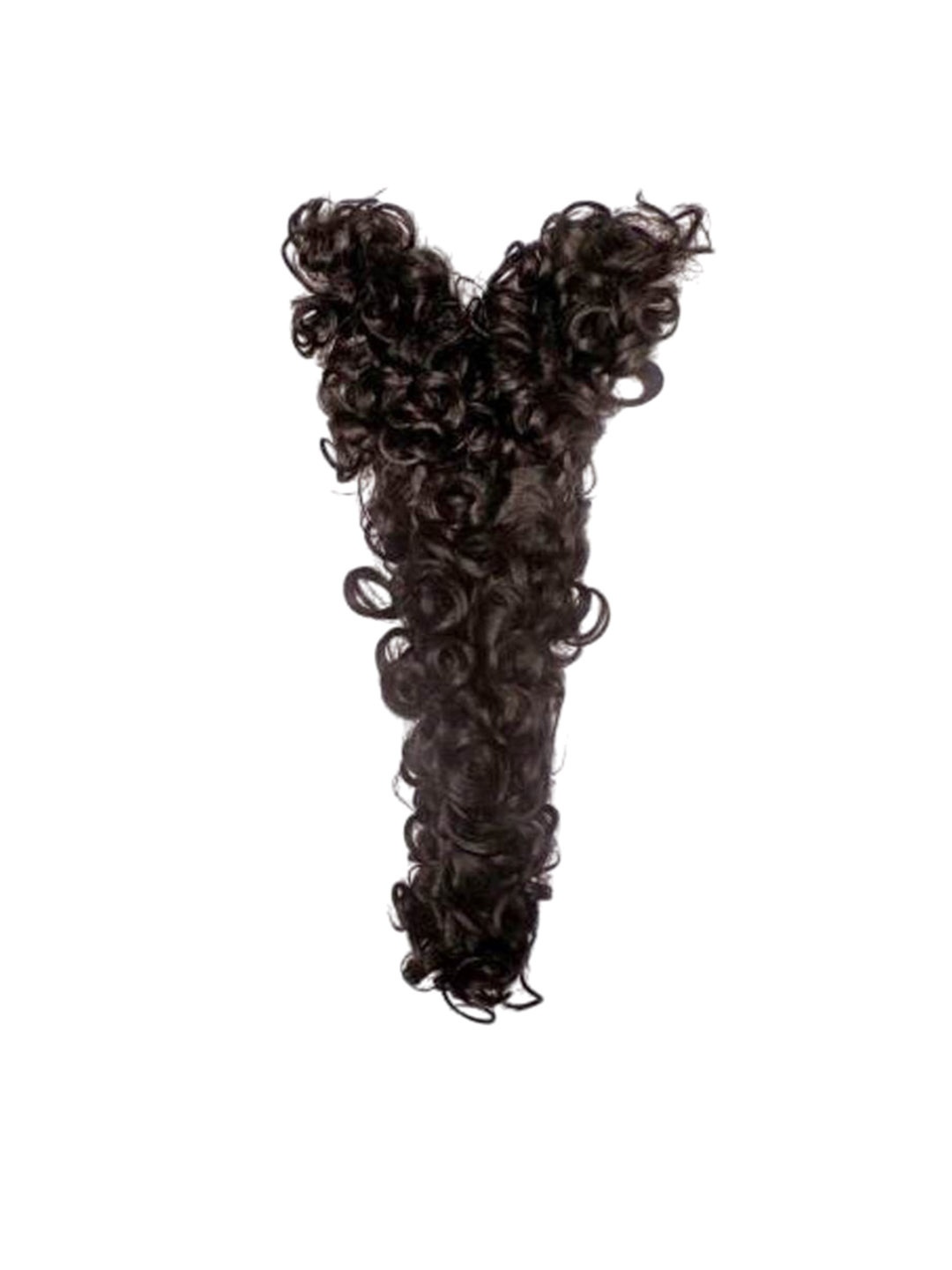 

CRIBE Clip-In Curly Ponytail Hair Extension - Brown- 24 Inch