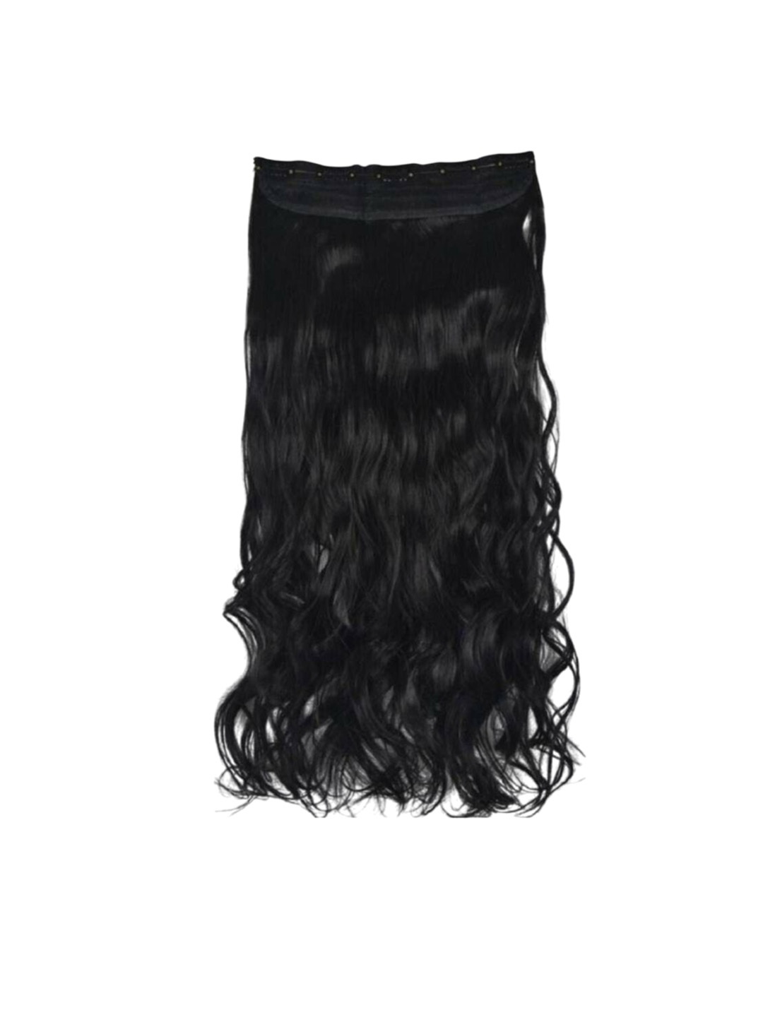 

CRIBE Clip in Wavy Hair Extension - Black - 24 Inch