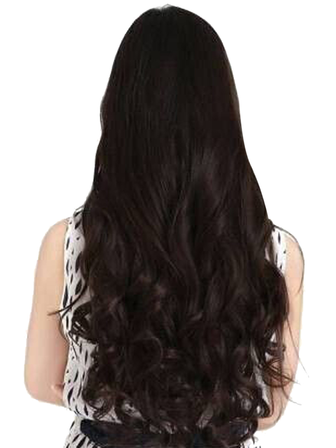 

CRIBE Clip-In Wavy Locks Hair Extension - Brown- 22 Inch