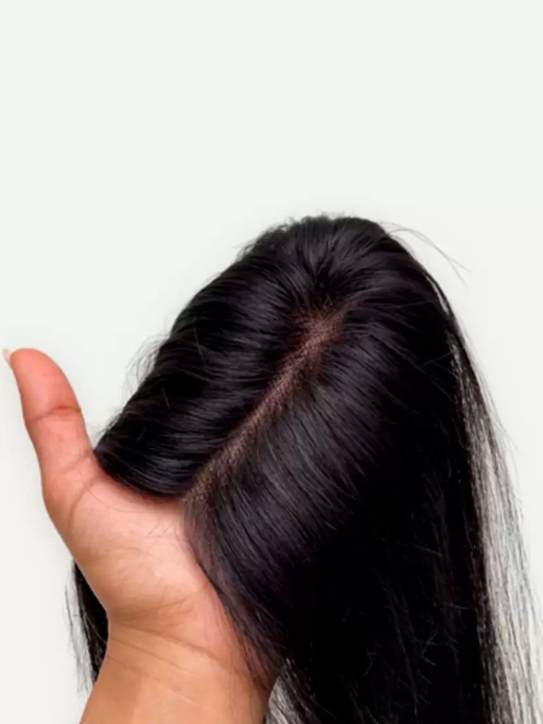 

CRIBE Halo Straight Toupee Hair Extension - Black - 20 Inch