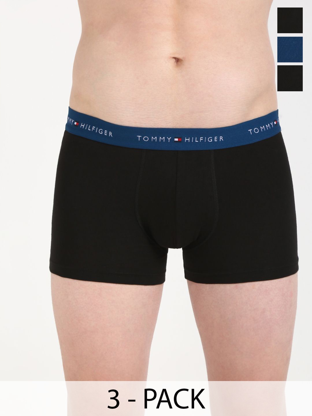 

Tommy Hilfiger Men Pack Of 3 Trunks S25HMUW015, Blue