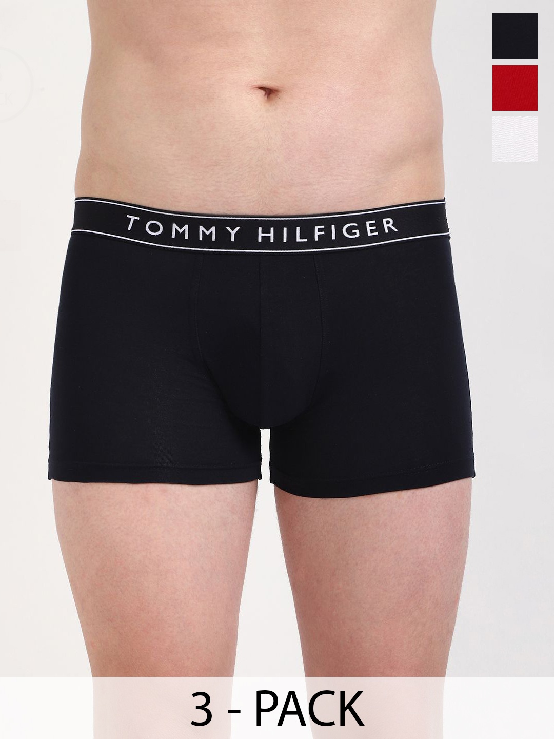

Tommy Hilfiger Men Pack Of 3 Trunks S25HMUW005, Red