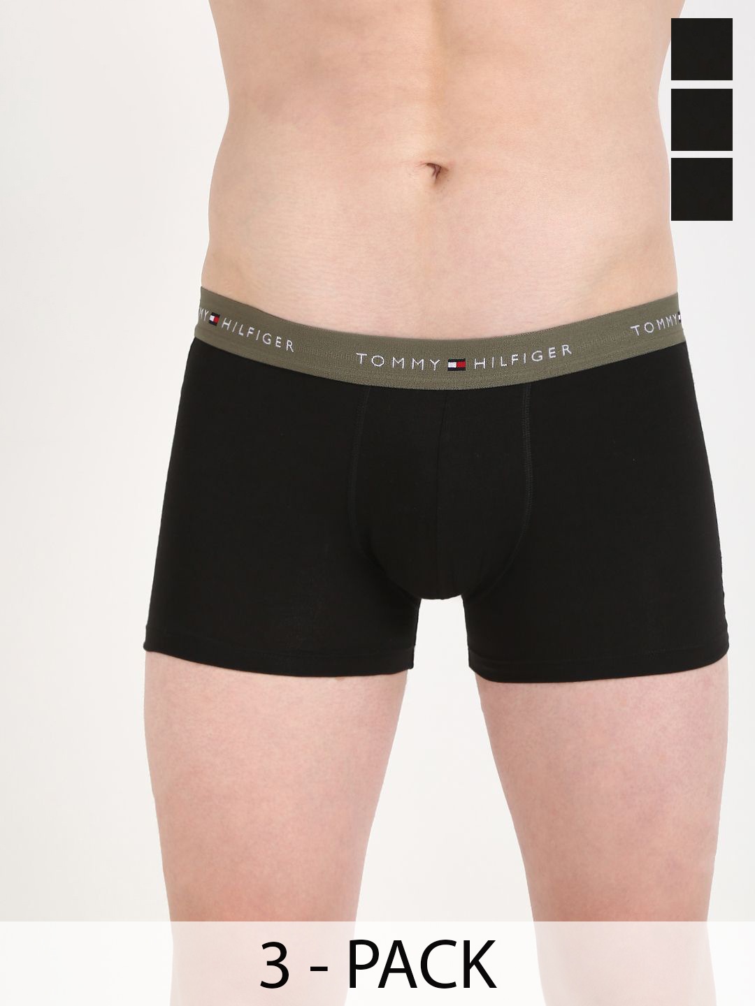 

Tommy Hilfiger Men Pack Of 3 Trunks S25HMUW009, Black