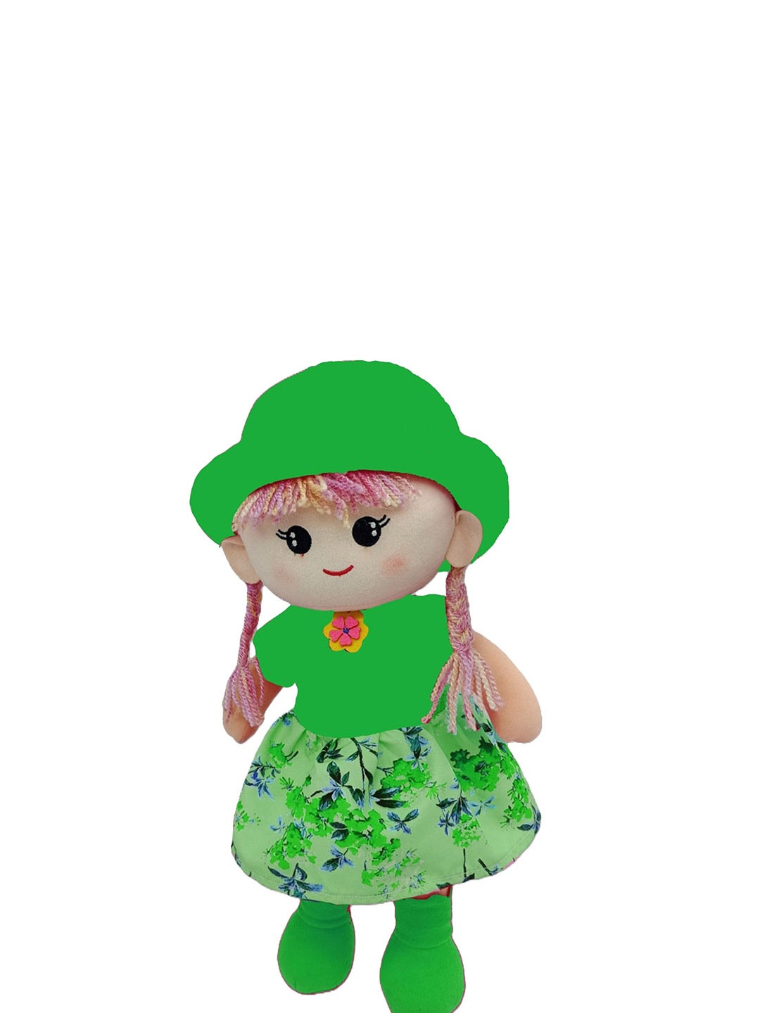 

Natkhat Girls Doll Soft Toys, Green