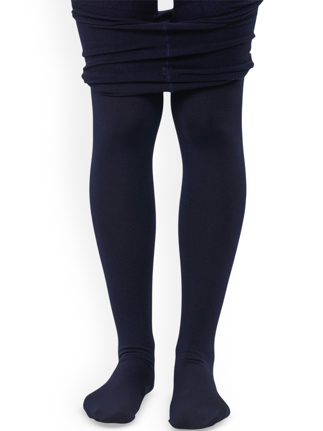 

Bonjour Girls Velvet Stretchable Thermal Bottom, Navy blue