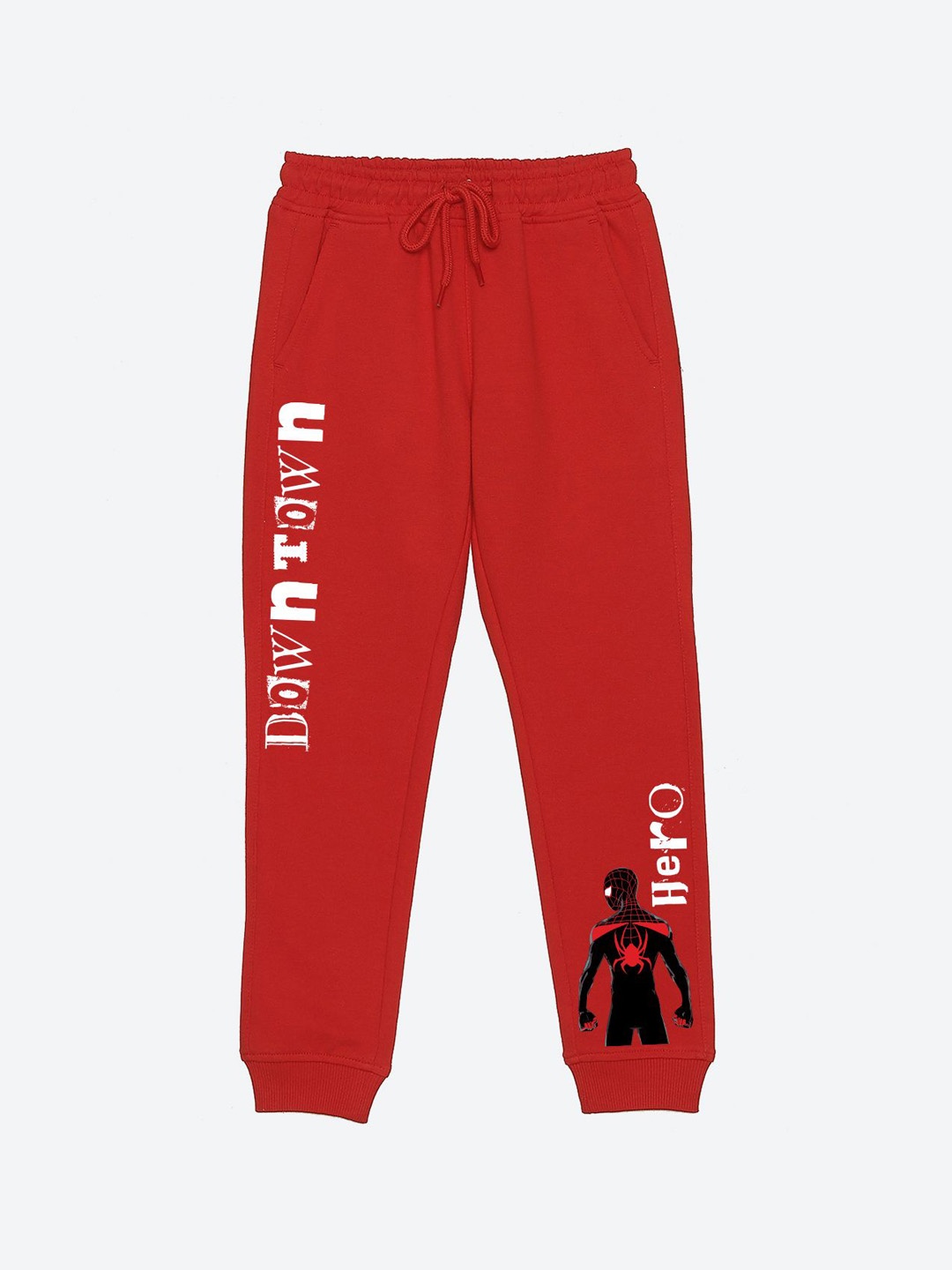 

YK Marvel Boys Mid-Rise Joggers, Red