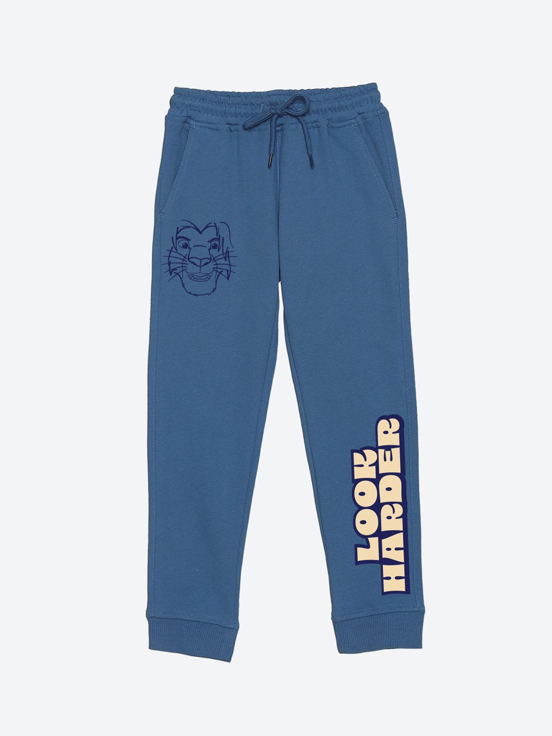 

YK Disney Boys Typography Printed Joggers, Blue