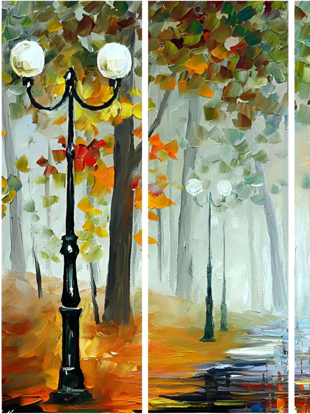 

Inephos Green & Red 1 Piece Canvas Other Wall Paintings