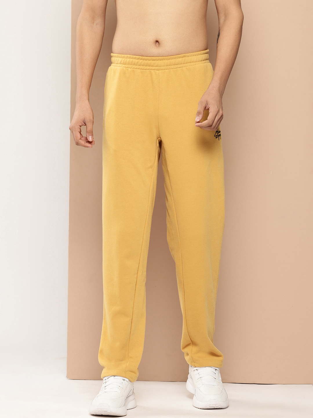 

Alcis Men Sports Track Pants, Yellow