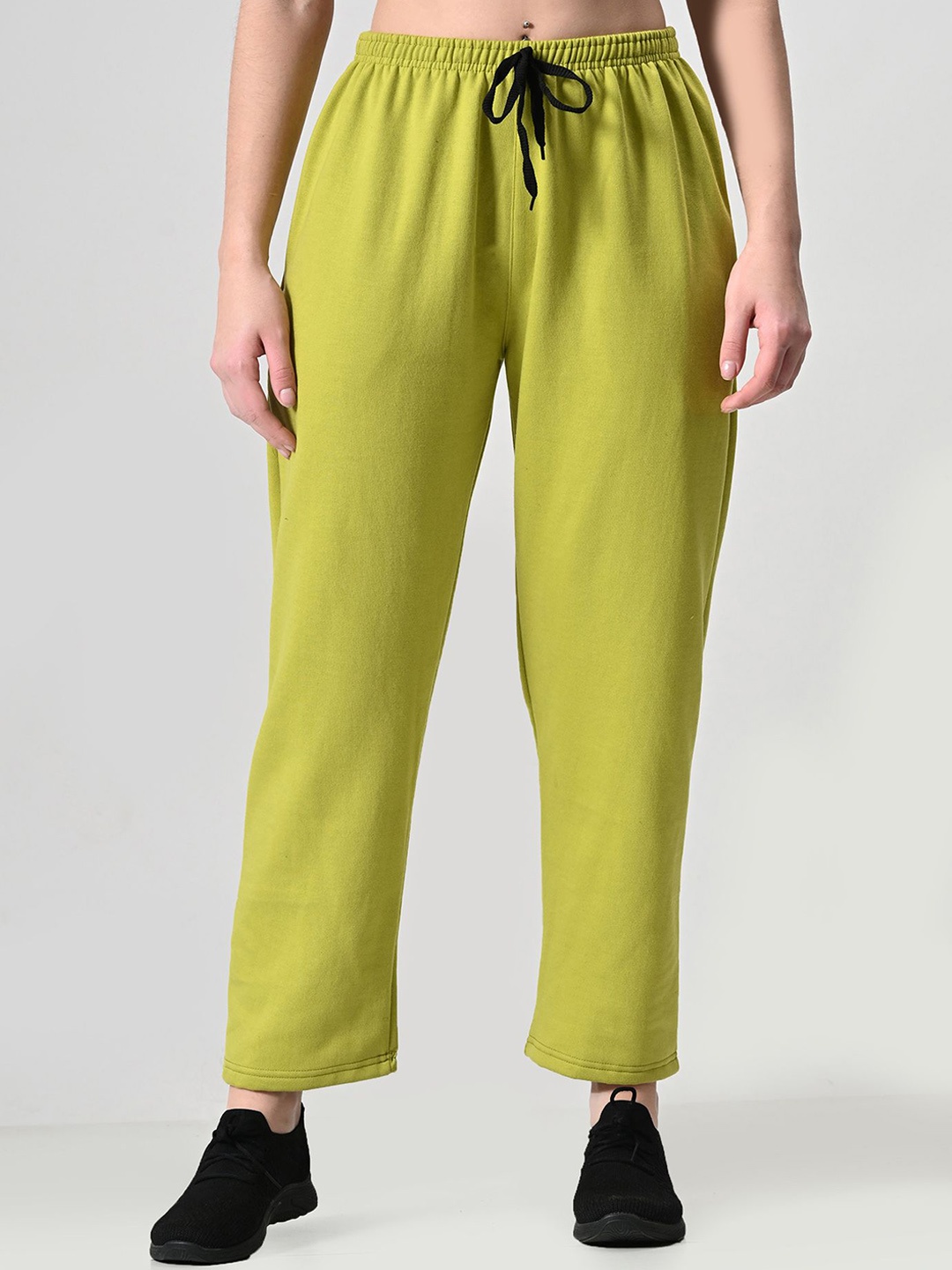 

BAESD Women Mid-Rise Regular Fit Track Pants, Olive