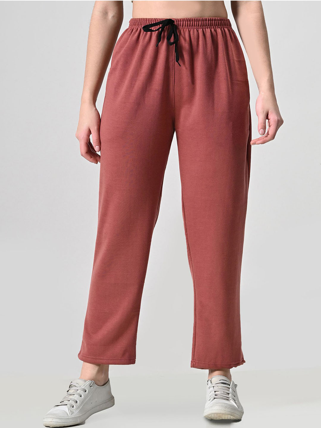 

BAESD Women Regular Fit Track Pants, Brown