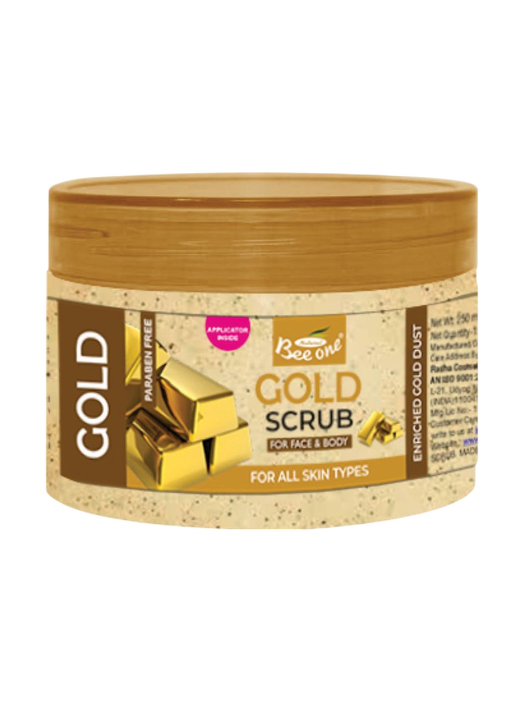 

Beeone Gold Face & Body Scrub -250 ml