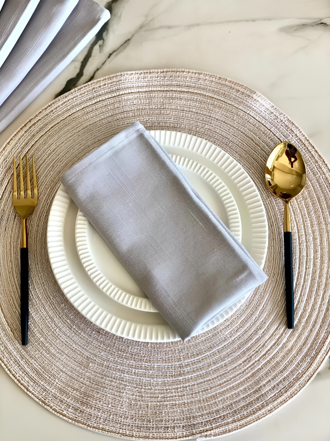 

Mason Home Grey 6 Pieces Pure Cotton Table Napkins