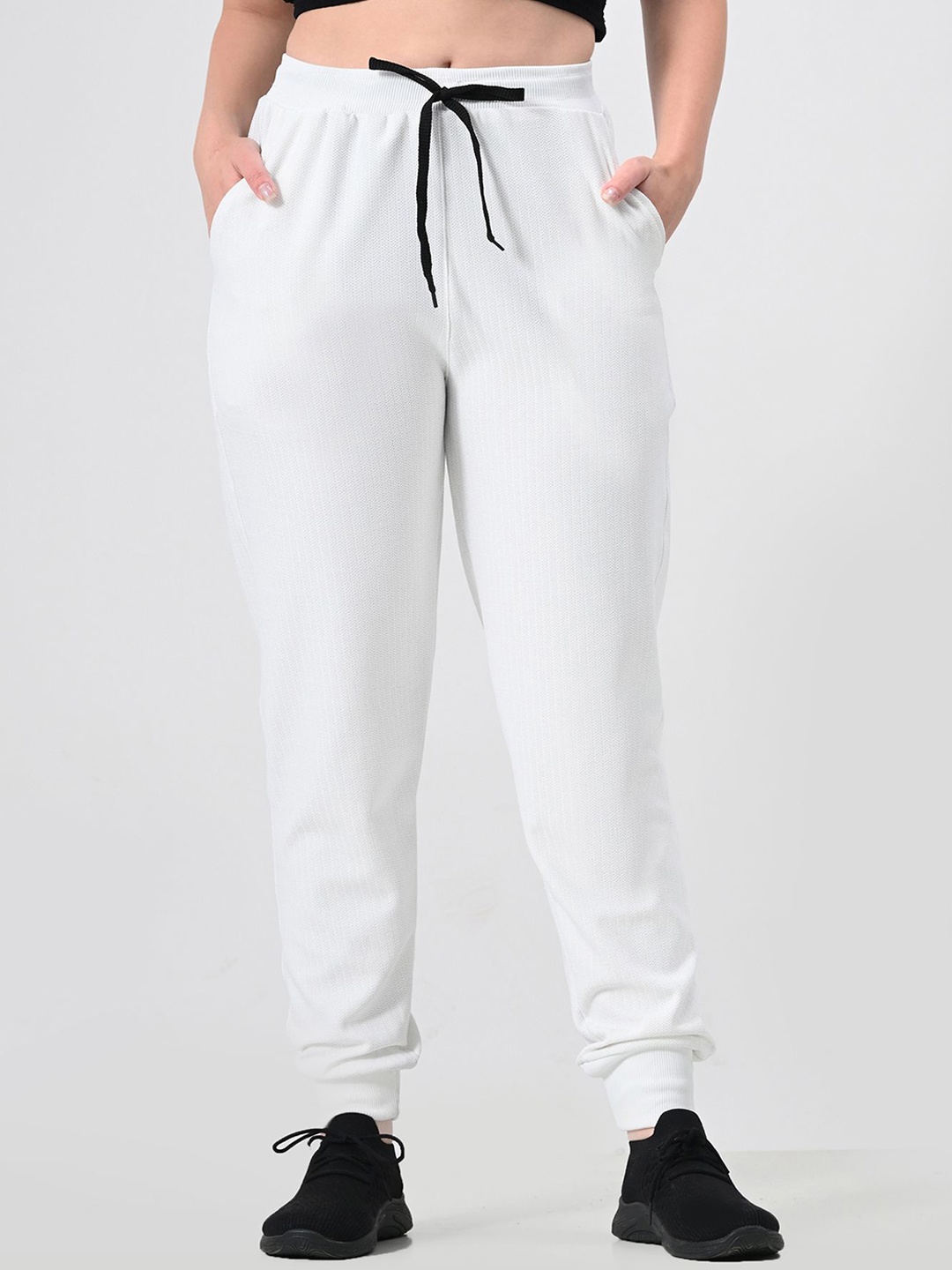 

BAESD Women Regular Fit Joggers, White