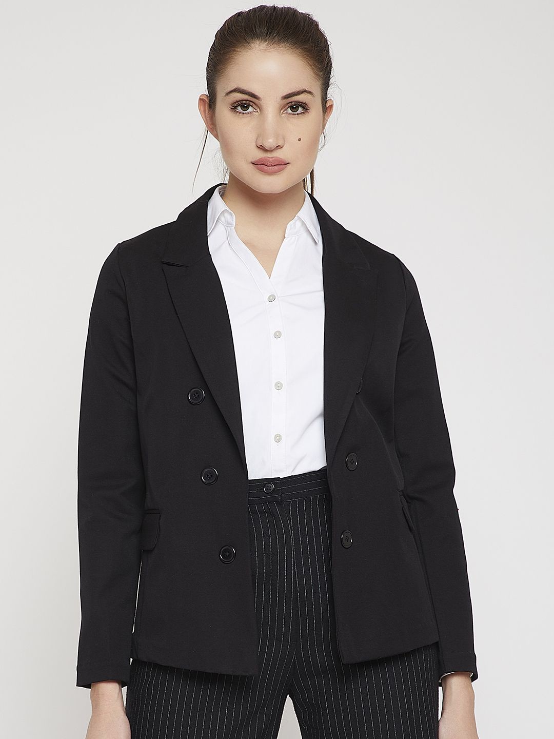 

RARE Tailored-Fit Single Breasted Blazer, Black